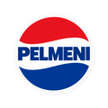 Blasenfreie Aufkleber pelmeni