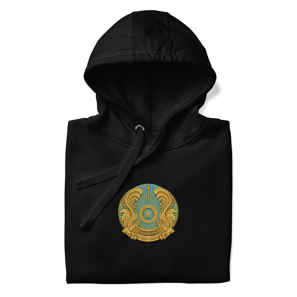 Kasachstan Premium Hoodie - Gestickt