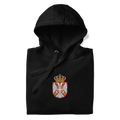 Serbien Premium Hoodie - Gestickt