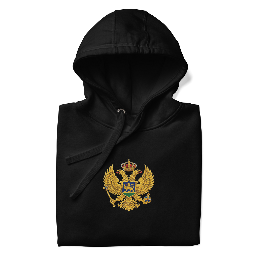 Montenegro Premium Hoodie - Gestickt