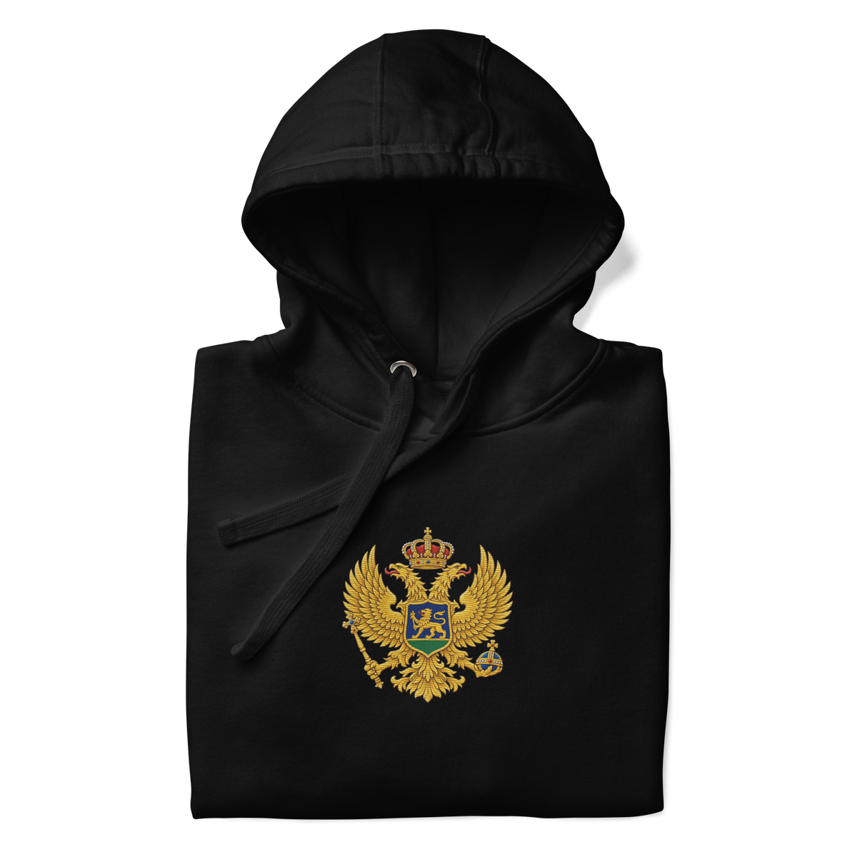 Montenegro Premium Hoodie - Gestickt