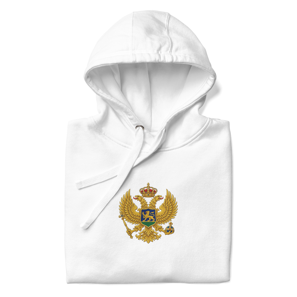 Montenegro Premium Hoodie - Gestickt