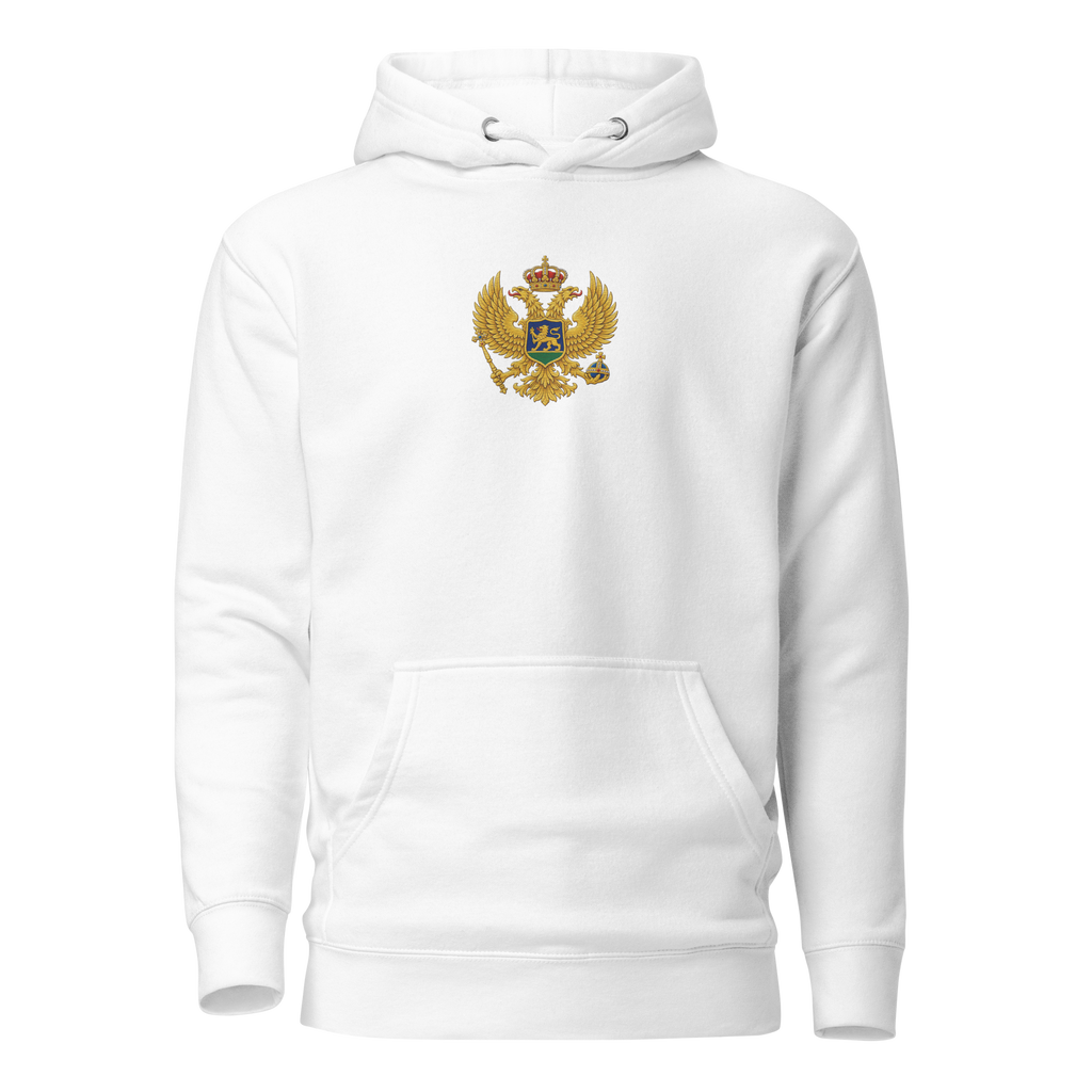 Montenegro Premium Hoodie - Gestickt